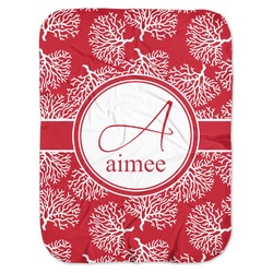Coral Baby Swaddling Blanket (Personalized)