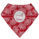 Coral Bandana Bib (Personalized)