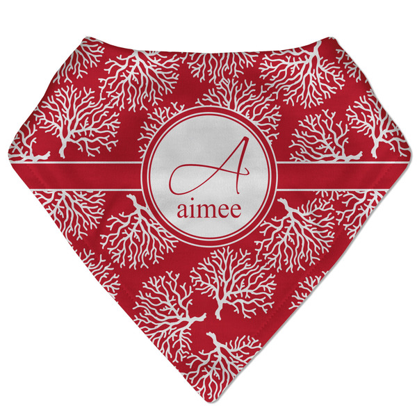 Custom Coral Bandana Bib (Personalized)