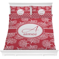 Coral Comforter Set - Full / Queen (Personalized)