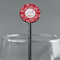 Coral Black Plastic 5.5" Stir Stick - Round - Main