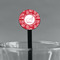 Coral Black Plastic 7" Stir Stick - Round - Main