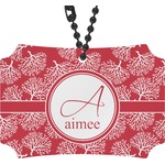 Coral Rear View Mirror Ornament (Personalized)