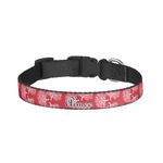 Coral Dog Collar - Small (Personalized)