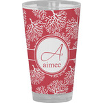 Coral Pint Glass - Full Color (Personalized)