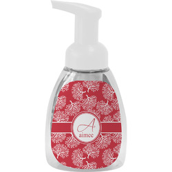 Coral Foam Soap Bottle - White (Personalized)