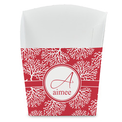 Coral French Fry Favor Boxes (Personalized)