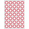 Coral Icing Circle - XSmall - Set of 35