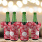 Coral Jersey Bottle Cooler - Set of 4 - LIFESTYLE