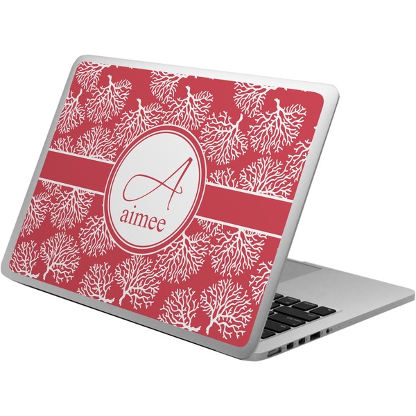 Custom Coral Laptop Skin - Custom Sized (Personalized)