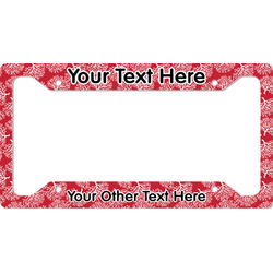 Coral License Plate Frame - Style A (Personalized)