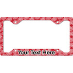 Coral License Plate Frame - Style C (Personalized)