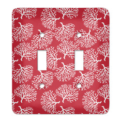 Coral Light Switch Cover (2 Toggle Plate)