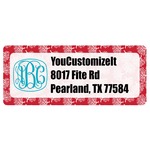 Coral Return Address Labels (Personalized)