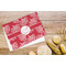 Coral Microfiber Kitchen Towel - LIFESTYLE