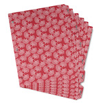 Coral Binder Tab Divider - Set of 6 (Personalized)