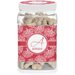 Coral Dog Treat Jar (Personalized)