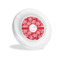 Coral Plastic Party Appetizer & Dessert Plates - Main/Front