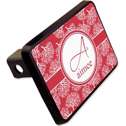 Coral Rectangular Trailer Hitch Cover - 2" (Personalized)