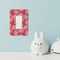 Coral Rocker Light Switch Covers - Single - IN CONTEXT