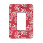 Coral Rocker Style Light Switch Cover - Single Switch