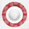 Coral Round Linen Placemats - LIFESTYLE (single)