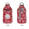 Coral Sanitizer Holder Keychain - Large APPROVAL (Flat)