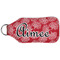 Coral Sanitizer Holder Keychain - Large (Back)