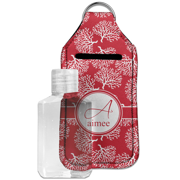 Custom Coral Hand Sanitizer & Keychain Holder - Large (Personalized)