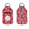 Coral Sanitizer Holder Keychain - Small APPROVAL (Flat)