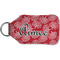 Coral Sanitizer Holder Keychain - Small (Back)