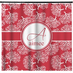 Coral Shower Curtain - 71" x 74" (Personalized)