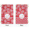 Coral Small Laundry Bag - Front & Back View