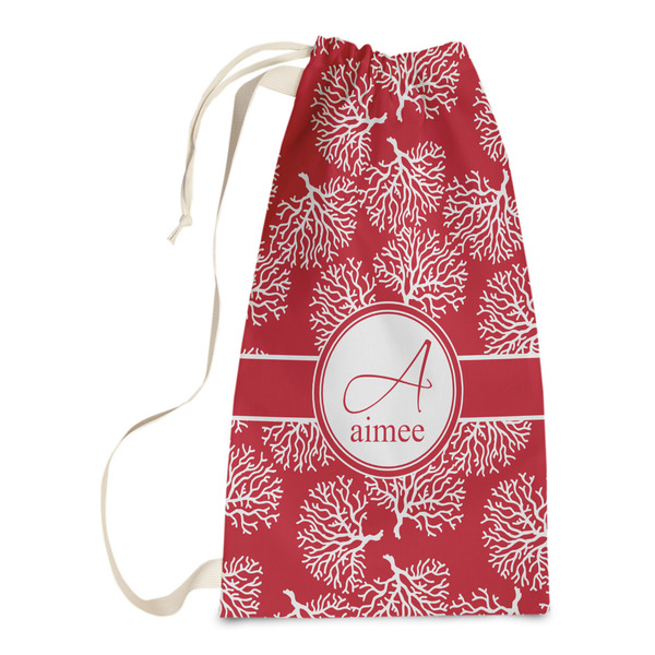 Custom Coral Laundry Bags - Small (Personalized)