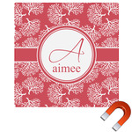 Coral Square Car Magnet - 10" (Personalized)