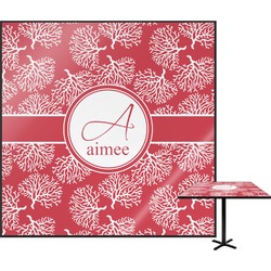 Coral Square Table Top - 24" (Personalized)