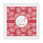 Coral Decorative Paper Napkins (Personalized)