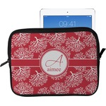 Coral Tablet Case / Sleeve - Large (Personalized)