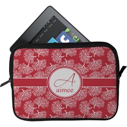 Coral Tablet Case / Sleeve - Small (Personalized)
