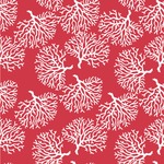 Coral Wallpaper & Surface Covering (Water Activated 24"x 24" Sample)