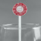 Coral White Plastic 5.5" Stir Stick - Round - Main