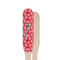 Coral Wooden Food Pick - Paddle - Single Sided - Front & Back