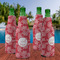 Coral Zipper Bottle Cooler - Set of 4 - LIFESTYLE