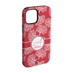 Coral iPhone Case - Rubber Lined - iPhone 15 (Personalized)