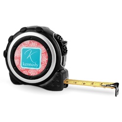 Coral & Teal Tape Measure - 16 Ft (Personalized)