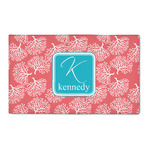 Coral & Teal 3' x 5' Patio Rug (Personalized)