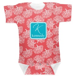Coral & Teal Baby Bodysuit 12-18 (Personalized)