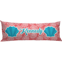 Coral & Teal Body Pillow Case (Personalized)