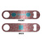 Coral & Teal Bottle Opener - Front & Back