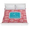 Coral & Teal Comforter (King)